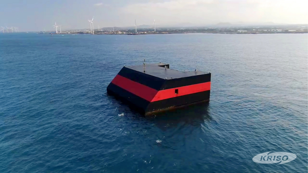 진동수주형 파력발전소(제주시 한경면 용수리) 준공 